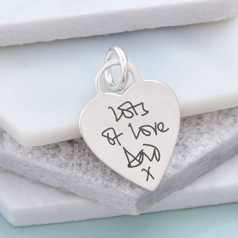 Wedding Bouquet Handwriting Charm 4 Wedding Bouquet Handwriting Charm - Image 2