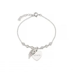 Angel Wing Handwriting Bracelet