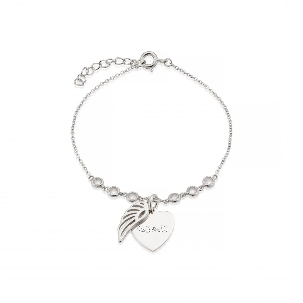 Angel Wing Handwriting Bracelet 3 Angel Wing Handwriting Bracelet