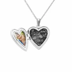 Paw Print Heart Shaped Sterling Silver Memorial Ashes Locket -Inscripture Black Ashes Locket Ashes Jewellery 2 1000x1000 1