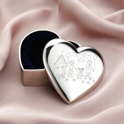 Handwriting Silver Heart Trinket Box 7 Handwriting Silver Heart Trinket Box -Inscripture Drawing Silver Trinket Box 1000x1000 1