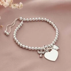 Sterling Silver Duo Handwriting Bracelet -Inscripture Duo Angel Bracelet 1000x1000 1