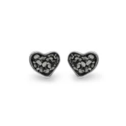 Memorial Ashes Earrings -Inscripture EV E 201 Black Ashes Earrings Ashes Jewellery 1000x1000 1