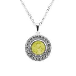 Petals Memorial Ashes Pendant -Inscripture EV P 102 Yellow Ashes Necklace Ashes Jewellery 1000x1000 1