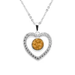 Forever Memorial Ashes Necklace 26 Forever Memorial Ashes Necklace -Inscripture EV P 103 Orange Ashes Necklace Ashes Jewellery 1000x1000 1