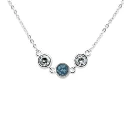 Ladies Three Of Us Memorial Ashes Necklace -Inscripture EV P 104 Blue Ashes Necklace Ashes Jewellery 1 1000x1000 1