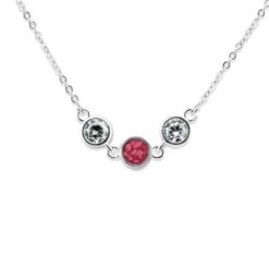 Ladies Three Of Us Memorial Ashes Necklace -Inscripture EV P 104 Red Ashes Necklace Ashes Jewellery 1 1000x1000 1