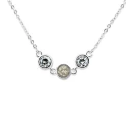 Ladies Three Of Us Memorial Ashes Necklace -Inscripture EV P 104 Transparent Ashes Necklace Ashes Jewellery 1 1000x1000 1