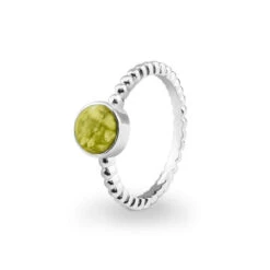 Round Bubble Band Memorial Ashes Ring -Inscripture EV R 308 Yellow Bubble Ashes Ring Ashes Jewellery 1000x1000 1
