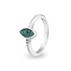Deco Memorial Ashes Ring -Inscripture EV R 311 Aqua Deco Ashes Ring Ashes Jewellery 1000x1000 1