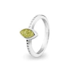 Deco Memorial Ashes Ring -Inscripture EV R 311 Yellow Ashes Ring Ashes Jewellery 1000x1000 1
