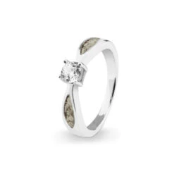 Solitaire Memorial Ashes Ring -Inscripture EV R 313 Transparent Solitaire Ashes Ring Ashes Jewellery 1000x1000 1