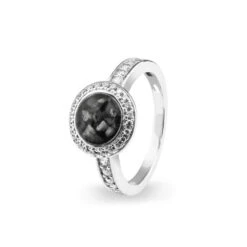 Radiance Memorial Ashes Ring -Inscripture EV R 319 Black Ashes Ring Ashes Into Jewellery 1000x1000 1