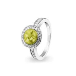 Radiance Memorial Ashes Ring -Inscripture EV R 319 Yellow Ashes Ring Ashes Into Jewellery 1000x1000 1