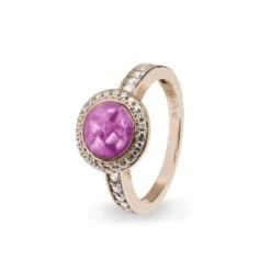 Radiance Memorial Ashes Ring -Inscripture EV R 320 Pink Ashes Ring Ashes Jewellery 1000x1000 1