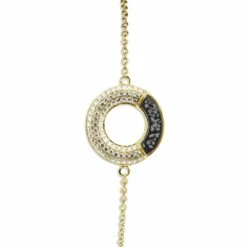 Eternal Memorial Ashes Bracelet -Inscripture EW B 502 Black Gold Ashes Bracelet Ashes Jewellery 1000x1000 1