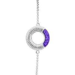 Eternal Memorial Ashes Bracelet -Inscripture EW B 502 Purple Ashes Bracelet Ashes Jewellery 1000x1000 1