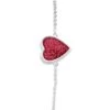 Heart Memorial Ashes Bracelet -Inscripture EW B 505 Red Ashes Bracelet Ashes Jewellery 1000x1000 1