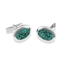 Mens Oval Memorial Ashes Cufflinks -Inscripture EW CL 602 Aqua Ashes Cufflinks Ashes Jewellery 1000x1000 1