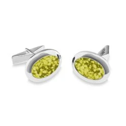 Mens Oval Memorial Ashes Cufflinks -Inscripture EW CL 602 Yellow Ashes Cufflinks Ashes Jewellery 1000x1000 1