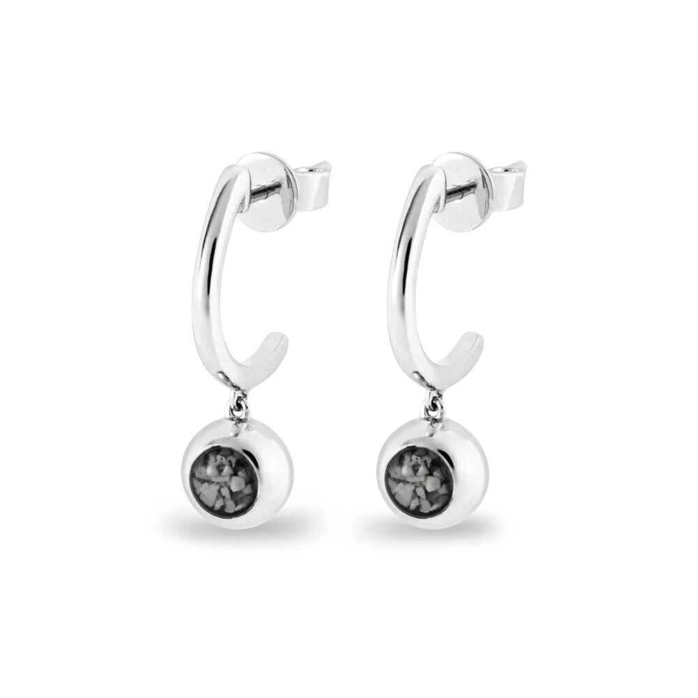 Rondure Crescent Memorial Ashes Earrings 9 Rondure Crescent Memorial Ashes Earrings - Image 7