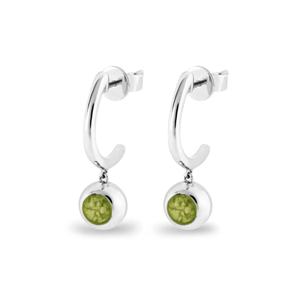Rondure Crescent Memorial Ashes Earrings 14 Rondure Crescent Memorial Ashes Earrings - Image 12