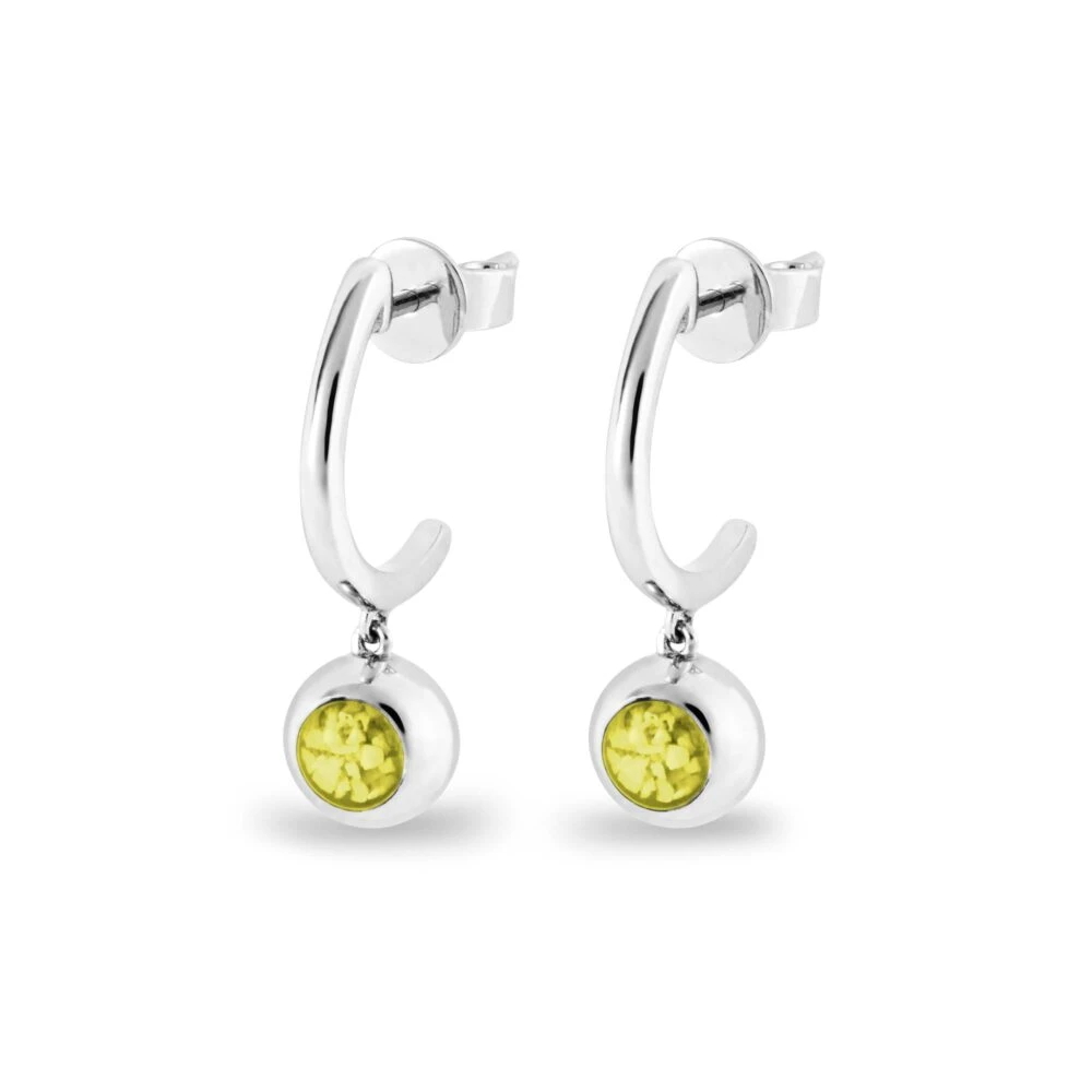 Rondure Crescent Memorial Ashes Earrings 12 Rondure Crescent Memorial Ashes Earrings - Image 10