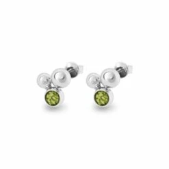 Rondure Array Memorial Ashes Earrings -Inscripture EW E 206 2 SSWG GREEN Ashes Earrings Ashes Jewellery 1000x1000 1