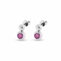 Rondure Drop Memorial Ashes Earrings -Inscripture EW E 207 2 SSWG PINK Ashes Earrings Ashes Jewellery 1000x1000 1