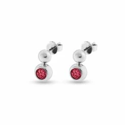 Rondure Drop Memorial Ashes Earrings -Inscripture EW E 207 2 SSWG RED Ashes Earrings Ashes Jewellery 1000x1000 1