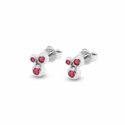 Rondure Array Triple Memorial Ashes Earrings -Inscripture EW E 208 2 SSWG RED Ashes Earrings Ashes Jewellery 1000x1000 1