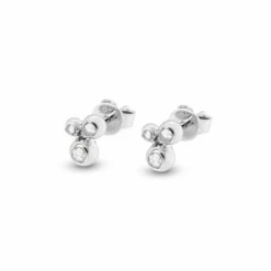 Rondure Array Triple Memorial Ashes Earrings -Inscripture EW E 208 2 SSWG WHITE Ashes Earrings Ashes Jewellery 1000x1000 1