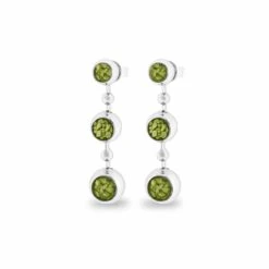 Ladies Rondure Array Triple Drop Memorial Ashes Earrings -Inscripture EW E 209 2 SSWG GREEN Ashes Earrings Ashes Earrings 1000x1000 1