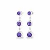 Ladies Rondure Array Triple Drop Memorial Ashes Earrings -Inscripture EW E 209 2 SSWG PURPLE Ashes Earrings Ashes Earrings 1000x1000 1