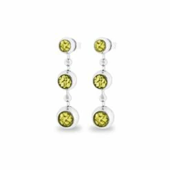 Ladies Rondure Array Triple Drop Memorial Ashes Earrings -Inscripture EW E 209 2 SSWG YELLOWcopy 1000x1000 1