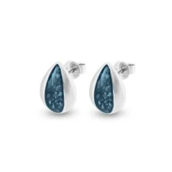 Rondure Teardrop Memorial Ashes Earrings 26 Rondure Teardrop Memorial Ashes Earrings -Inscripture EW E 211 2 SSWG BLUE Ashes Earrings Ashes Jewellery 1000x1000 1