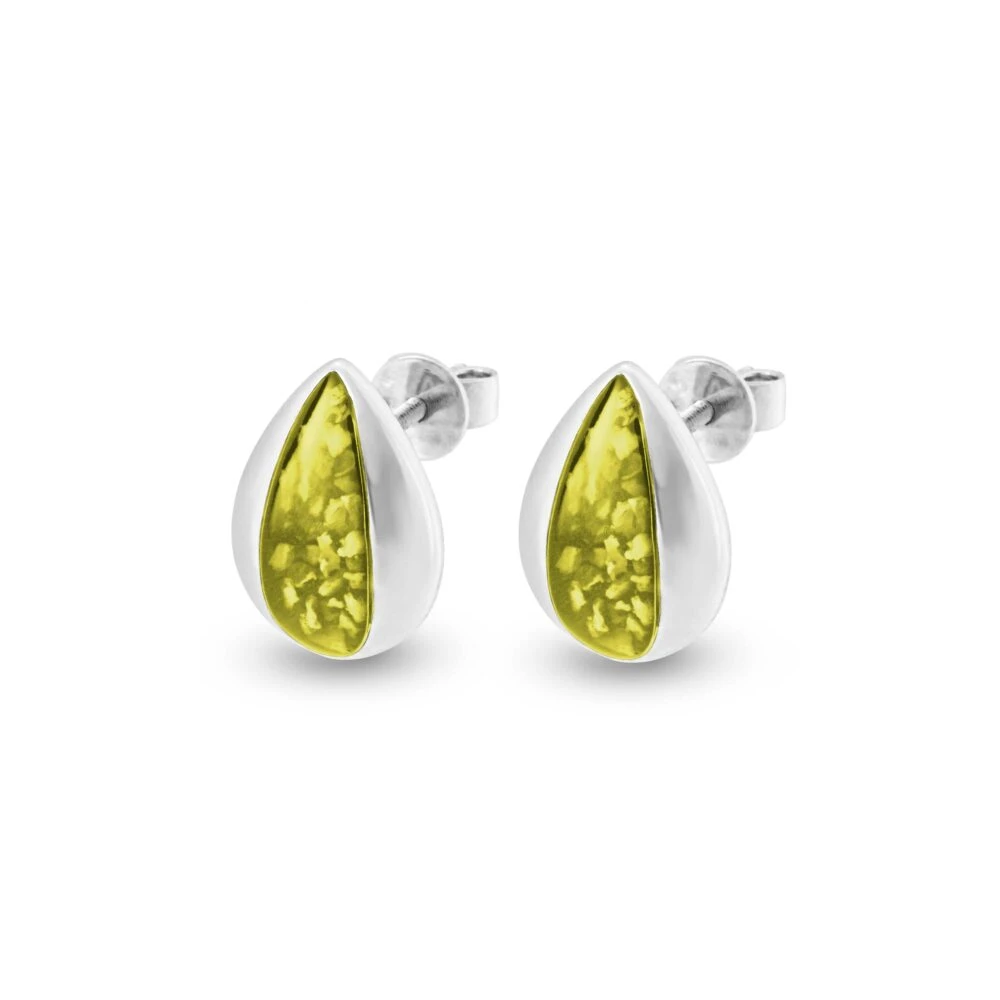 Rondure Teardrop Memorial Ashes Earrings 3 Rondure Teardrop Memorial Ashes Earrings