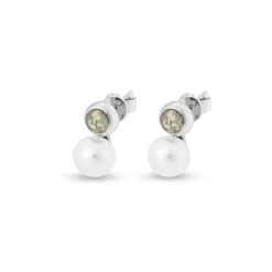 Rondure Pearl Memorial Ashes Earrings -Inscripture EW E 212 2 SSWG TRANSPARENT Ashes Earrings Ashes Jewellery 1000x1000 1