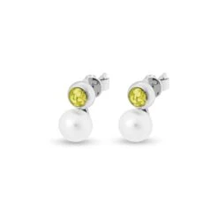 Rondure Pearl Memorial Ashes Earrings -Inscripture EW E 212 2 SSWG YELLOW Ashes Earrings Ashes Jewellery 1000x1000 1