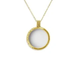 Small Round Glass Locket Sterling Silver Memorial Ashes Locket -Inscripture EW GL 902 Gold Ashes Locket Ashes Jewellery 1000x1000 1