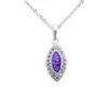 Marquise Memorial Ashes Necklace -Inscripture EW P 107 Purple Marquise Ashes Necklace Ashes Jewellery 1000x1000 1