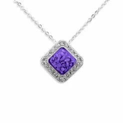 Bless Memorial Ashes Necklace -Inscripture EW P 109 Purple 1 Ashes Necklace Ashes Jewellery 1000x1000 1