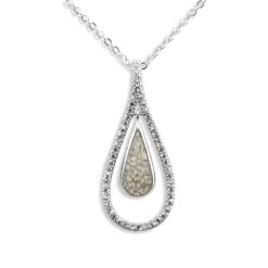Teardrop Memorial Ashes Pendant -Inscripture EW P 111 Transparent Ashes Pendant Ashes Jewellery 1000x1000 1