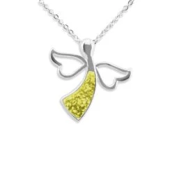 Angel Memorial Ashes Necklace -Inscripture EW P 115 Yellow Ashes Necklace Ashes Jewellery 1000x1000 1