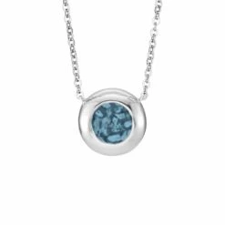 Rondure Memorial Ashes Necklace -Inscripture EW P 135 SSWG BLUE Ashes Necklace Ashes Jewellery 1000x1000 1