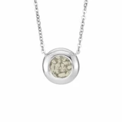 Rondure Memorial Ashes Necklace -Inscripture EW P 135 SSWG TRANSPARENT Ashes Necklace Ashes Jewellery 1000x1000 1