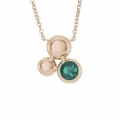 Rondure Array Memorial Ashes Necklace -Inscripture EW P 136 RG AQUA Rose Gold Ashes Necklace Ashes Jewellery 1000x1000 1
