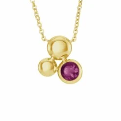 Rondure Array Memorial Ashes Necklace -Inscripture EW P 136 YG VIOLET Gold Ashes Necklace Ashes Jewellery 1000x1000 1