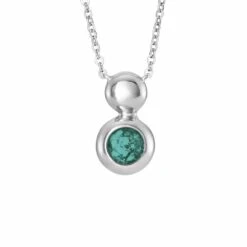 Rondure Drop Memorial Ashes Necklace -Inscripture EW P 137 SSWG AQUA Ashes Necklace Ashes Jewellery 1000x1000 1