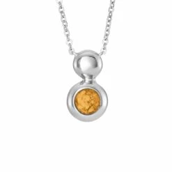 Rondure Drop Memorial Ashes Necklace -Inscripture EW P 137 SSWG ORANGE Ashes Necklace Ashes Jewellery 1000x1000 1